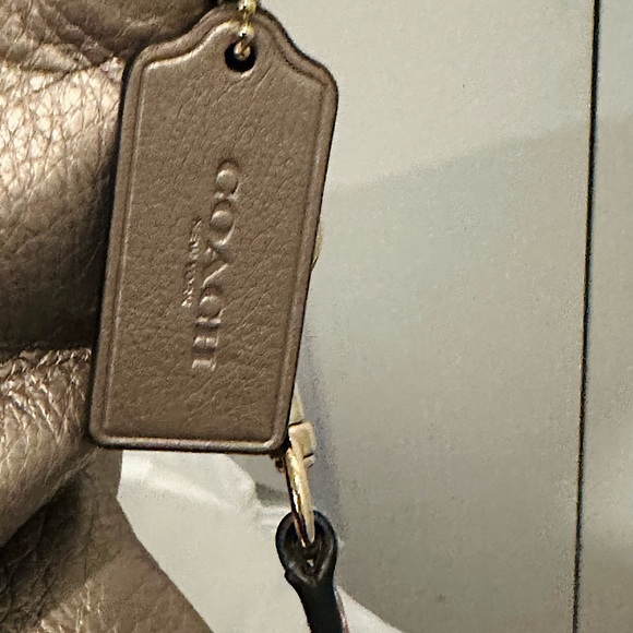 COACH Isabella Shoulder/Crossbody Bag,Pebble Leather,Light Metallic Champagne - Picture 6 of 15